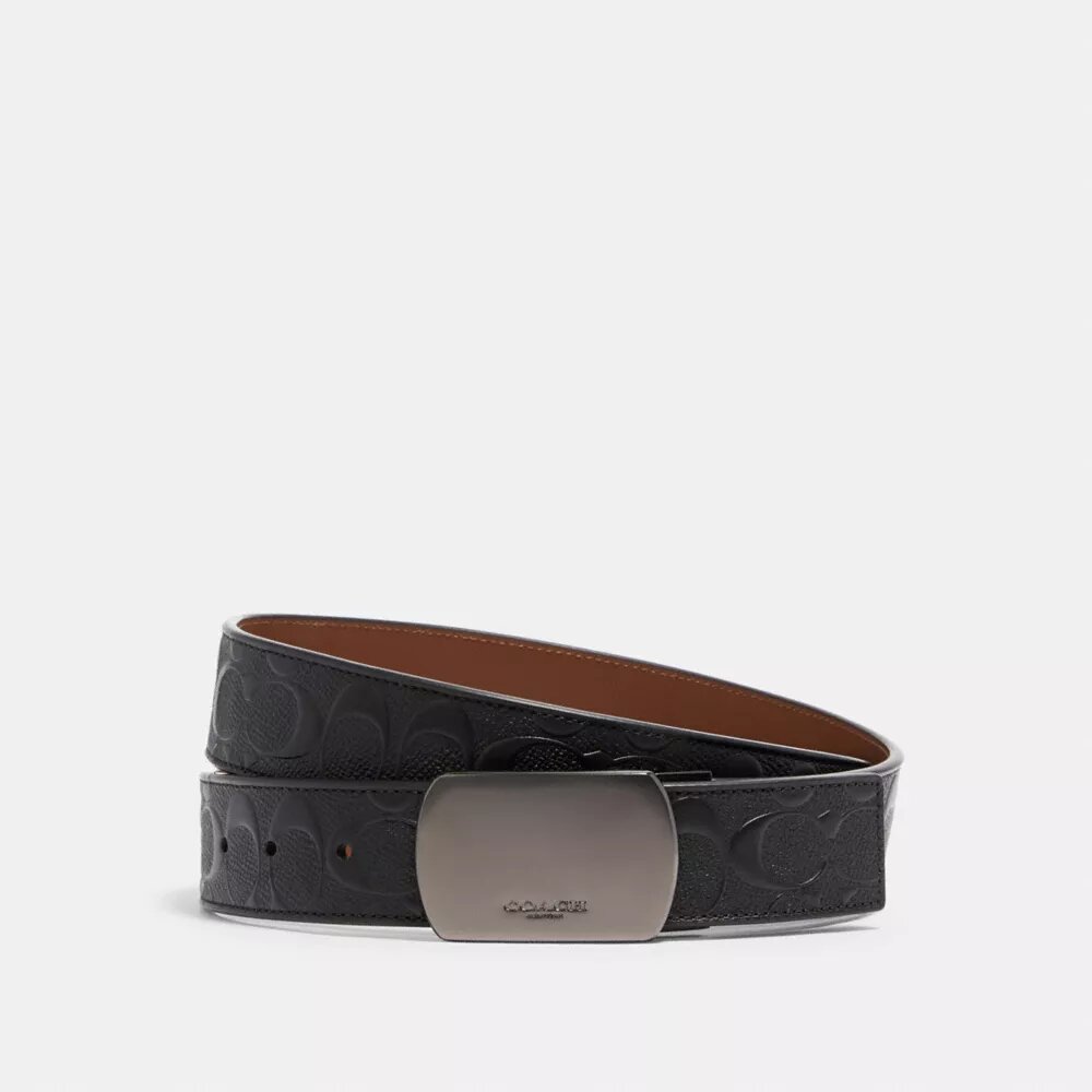 Omkeerbare riem met plaatgesp, op maat te knippen, 38 mm