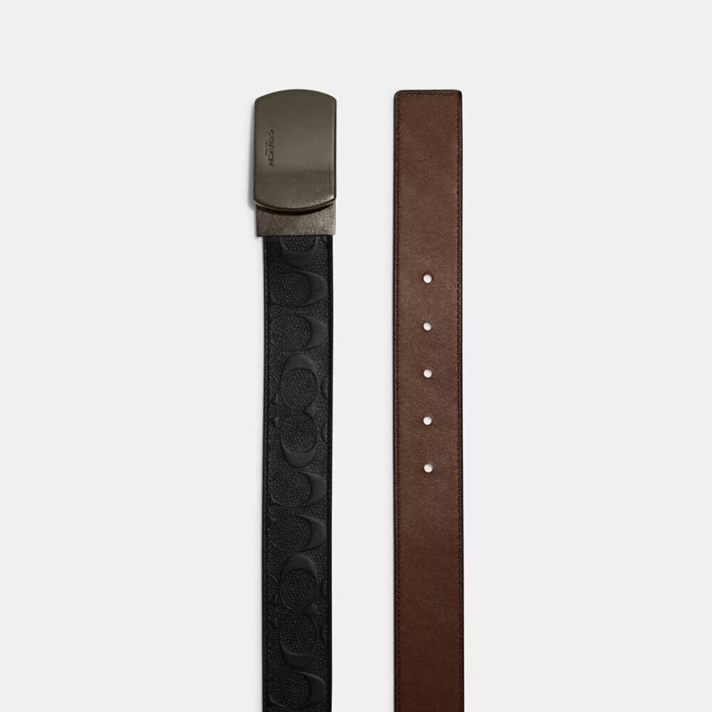 Omkeerbare riem met plaatgesp, op maat te knippen, 38 mm