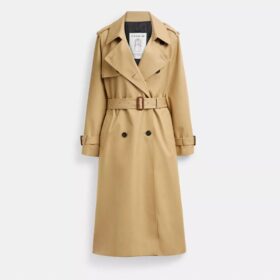 Ontspannen trenchcoat