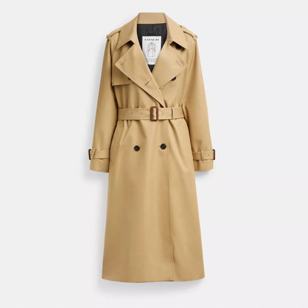 Ontspannen trenchcoat
