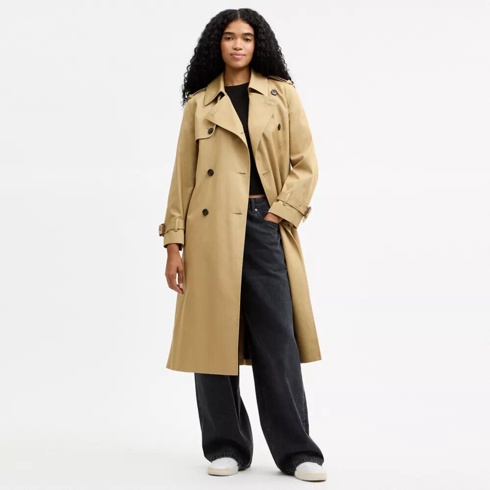 Ontspannen trenchcoat