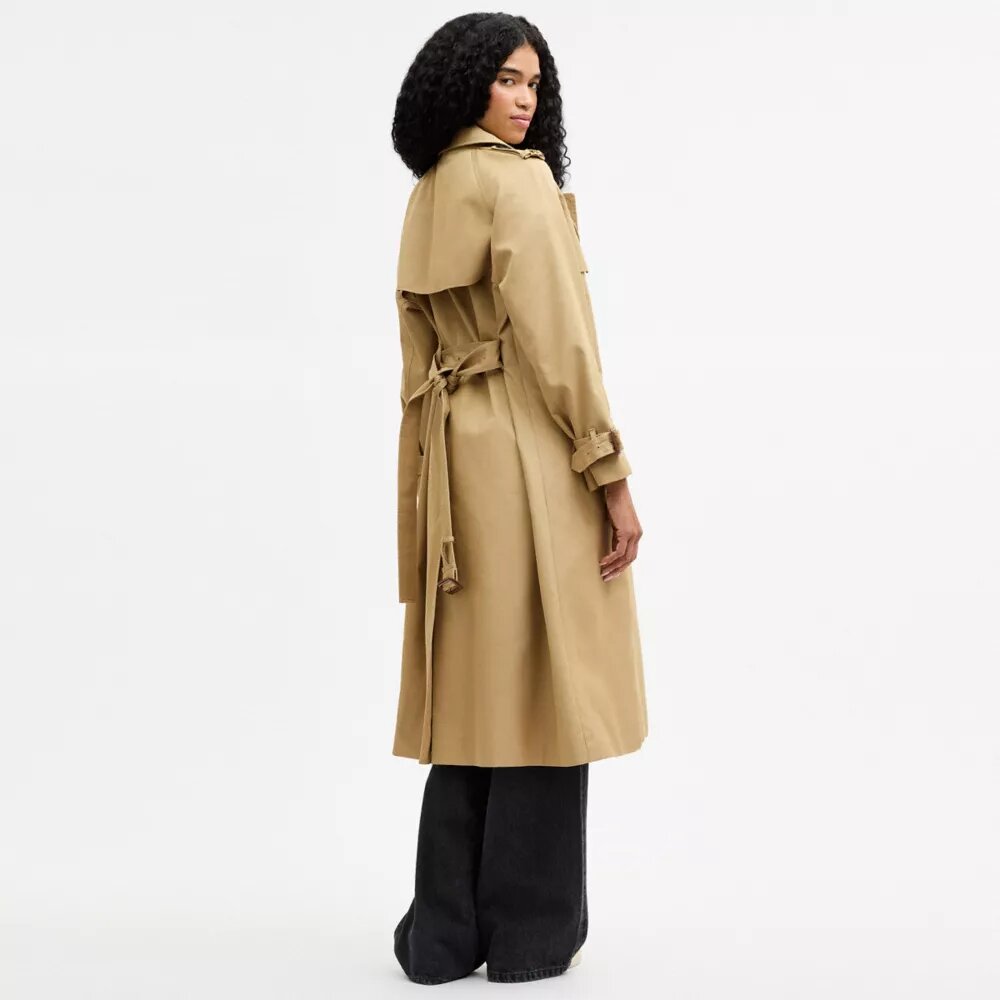 Ontspannen trenchcoat