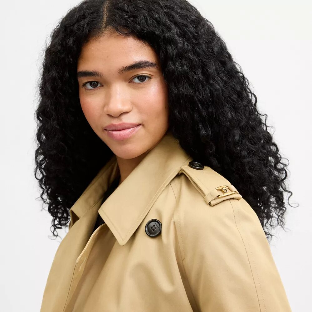 Ontspannen trenchcoat