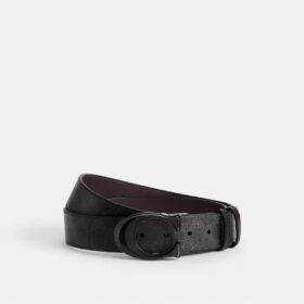 Op maat te knippen omkeerbare riem met kenmerkende gesp, 38 mm