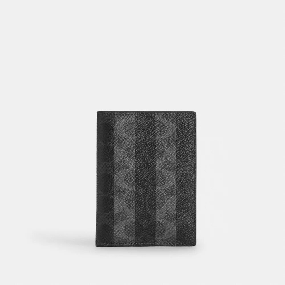 Paspoort- en kaarthoesje van Signature Canvas met strepen