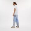 Patchwork gestreepte broek