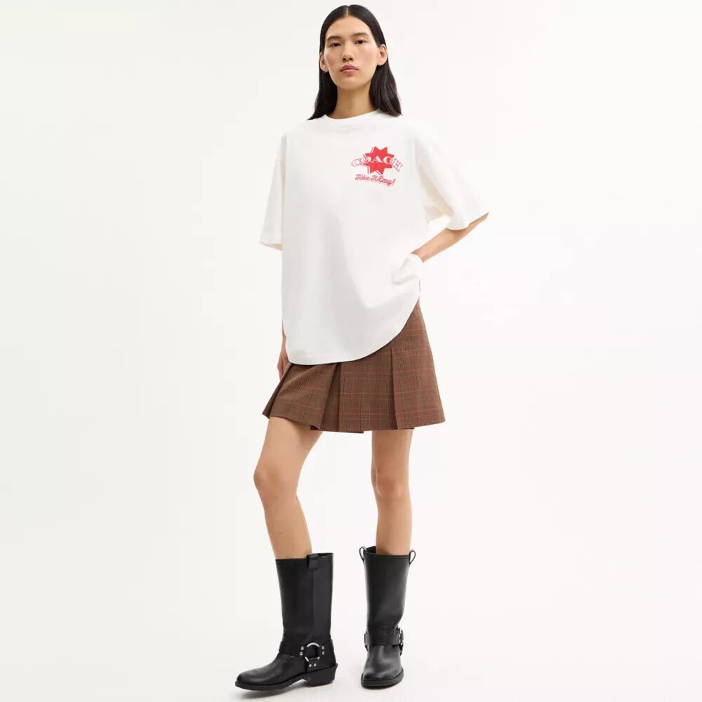 Pizza Relaxed T-shirt van biologisch katoen