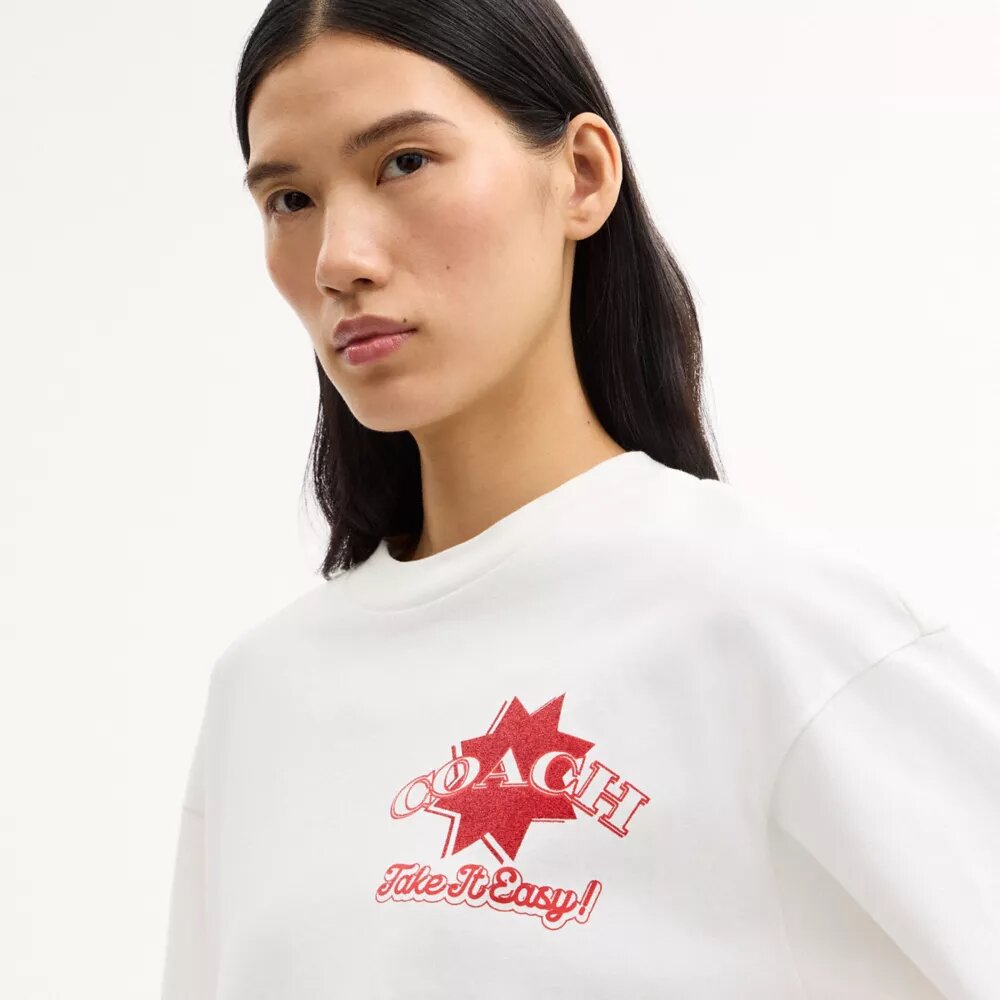 Pizza Relaxed T-shirt van biologisch katoen