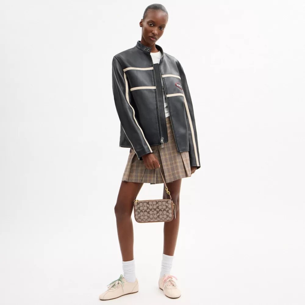 Plaza-tas in Crystal Signature-jacquard