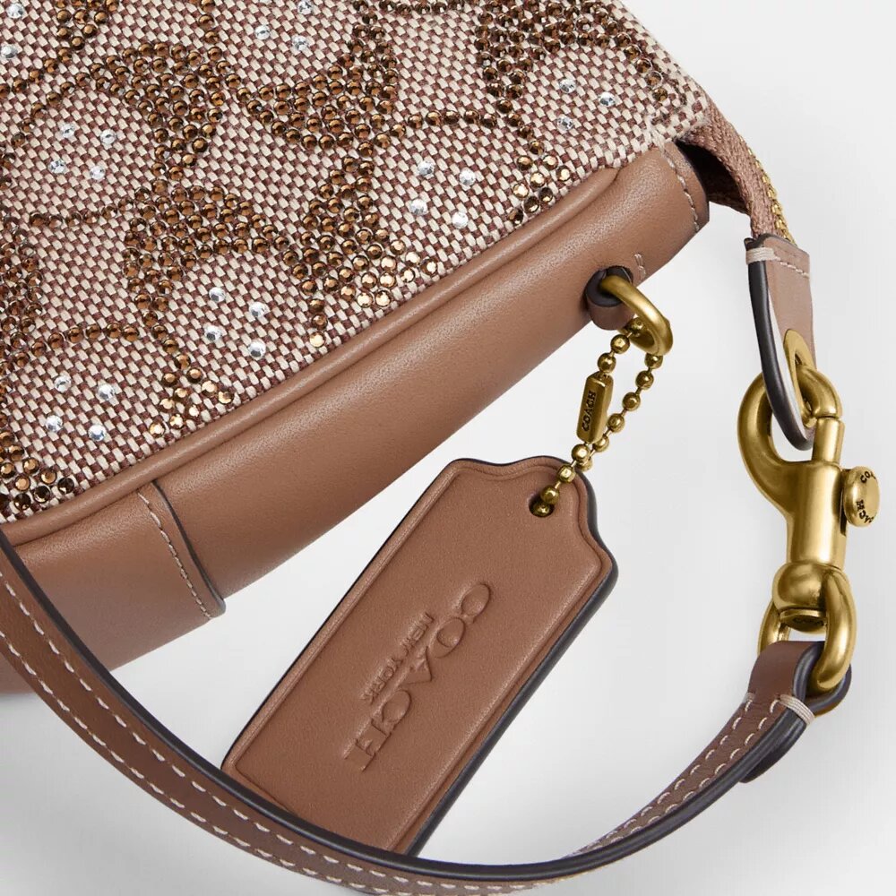 Plaza-tas in Crystal Signature-jacquard