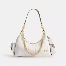Pocket Juliet-tassen 30 met doorgestikt patroon