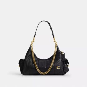 Pocket Juliet-tassen 30 met doorgestikt patroon