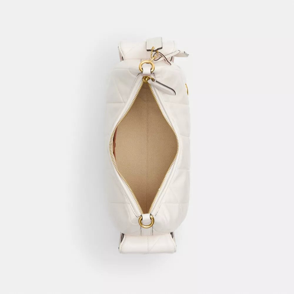 Pocket Juliet-tassen 30 met doorgestikt patroon