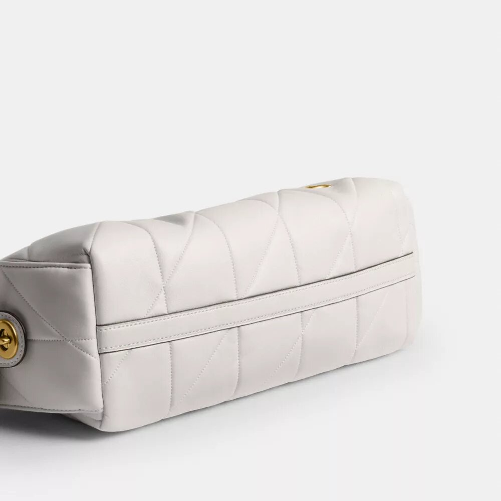 Pocket Juliet-tassen 30 met doorgestikt patroon