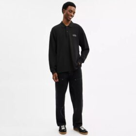 Poloshirt met lange mouwen met Horse and Carriage