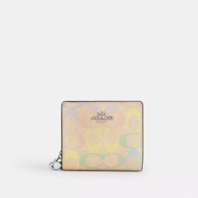 Portemonnee met drukknoop van Rainbow Signature Canvas