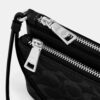 Portemonnee met dubbele rits in kenmerkende denim