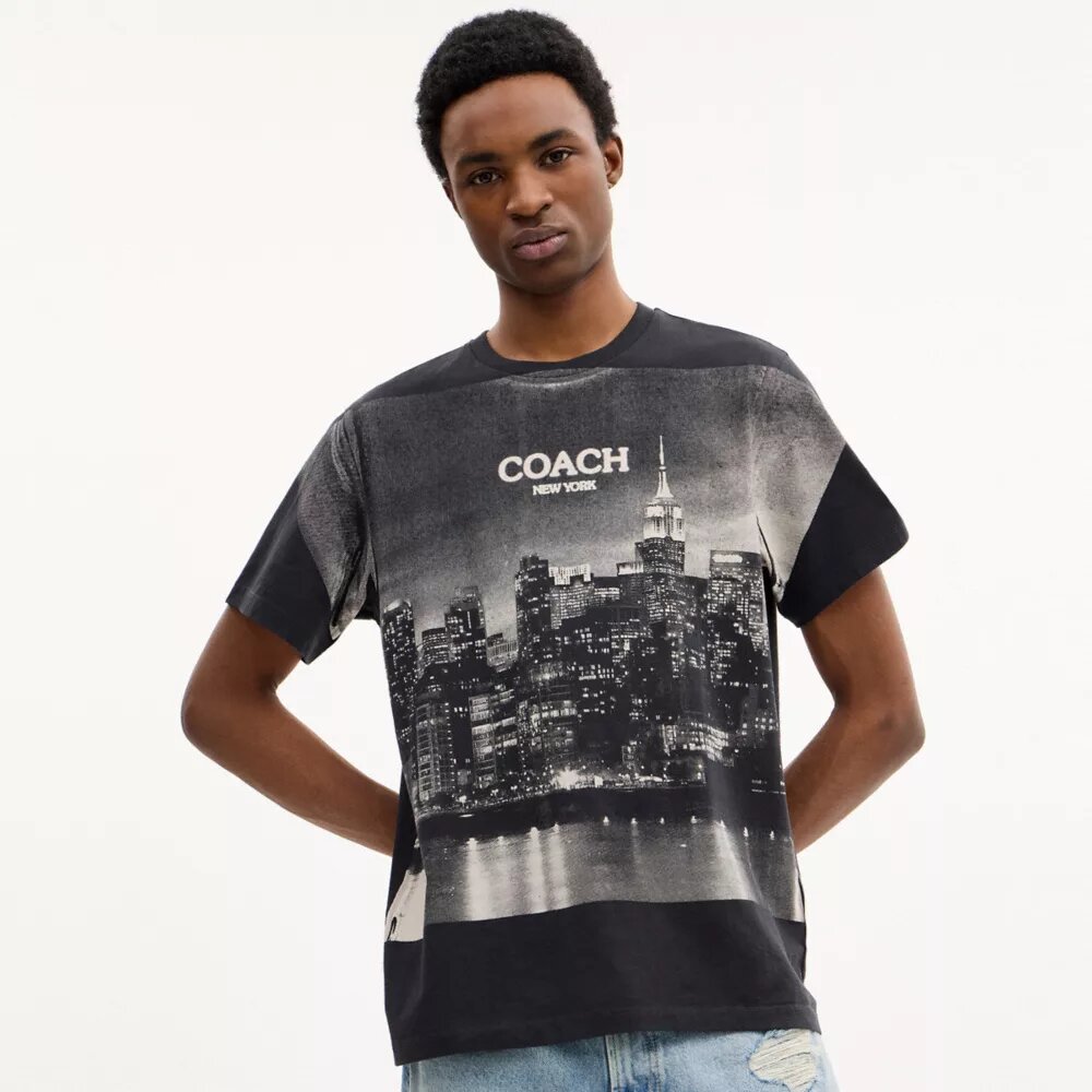 Postkaart-T-shirt