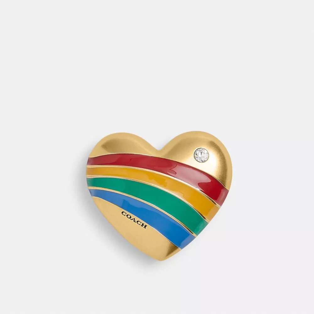 Rainbow Heart-bedel voor schoenen