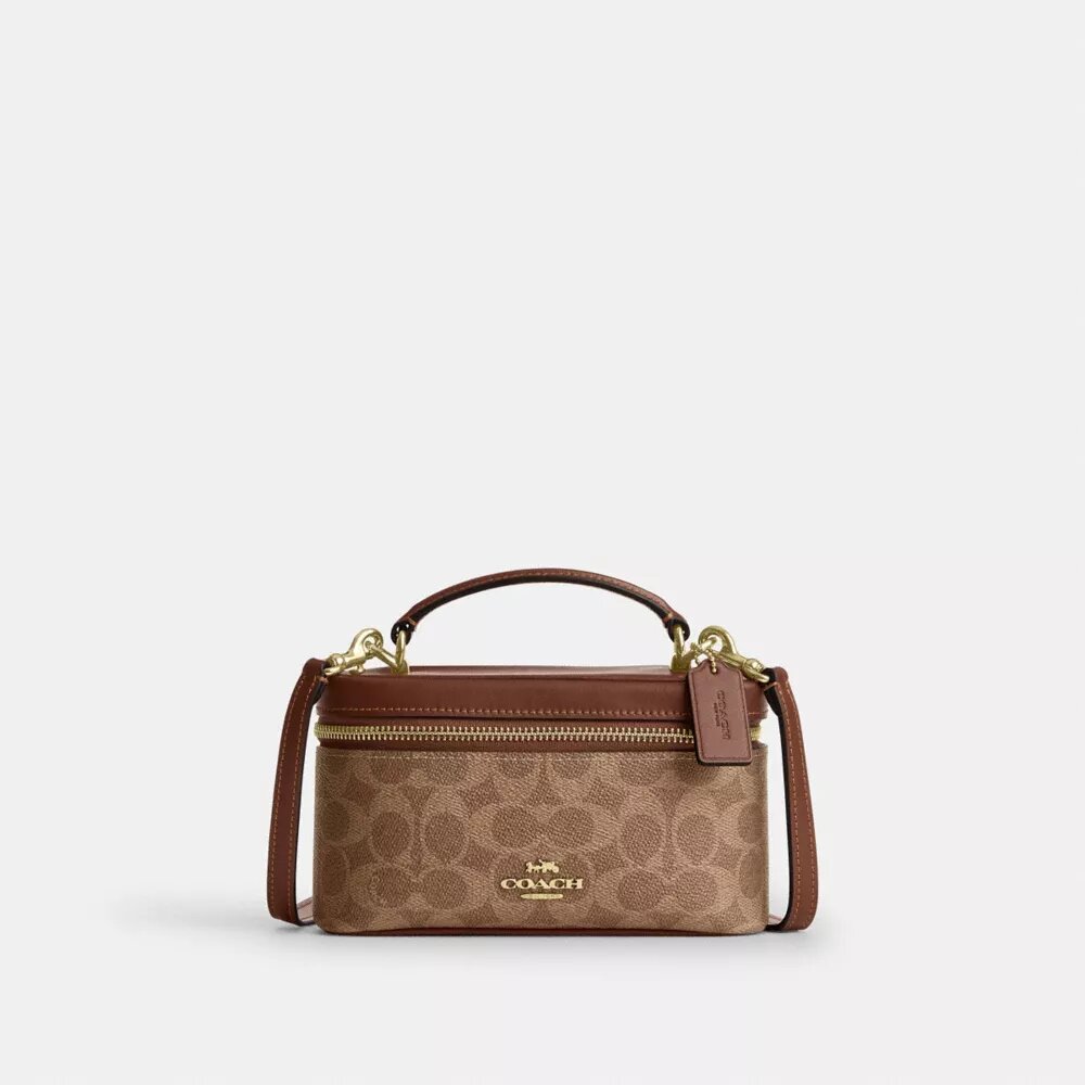 Rainer crossbodytas 18 in Signature Canvas