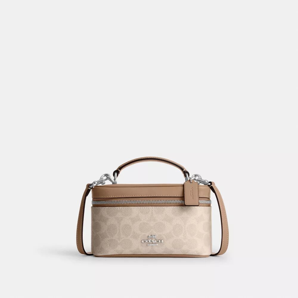 Rainer crossbodytas 18 in Signature Canvas