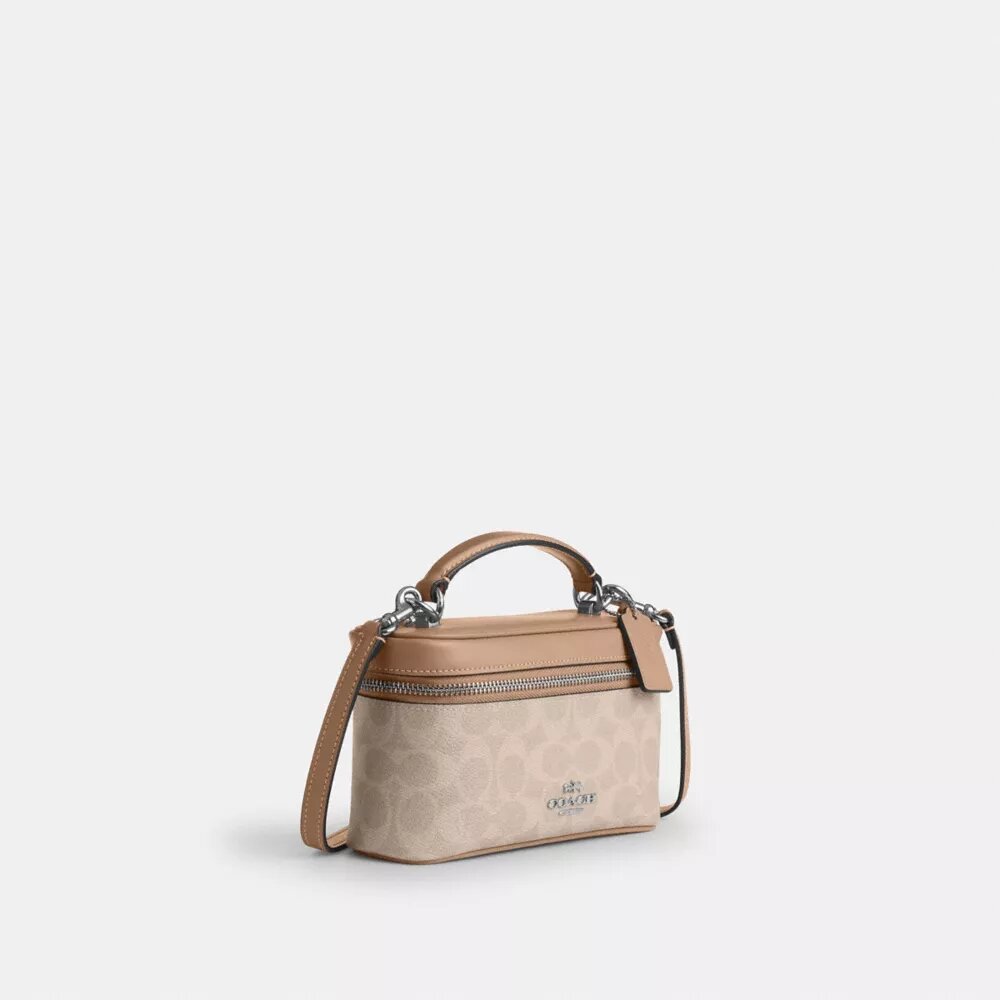 Rainer crossbodytas 18 in Signature Canvas