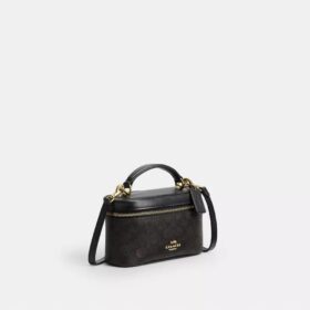 Rainer crossbodytas 18 in Signature Canvas