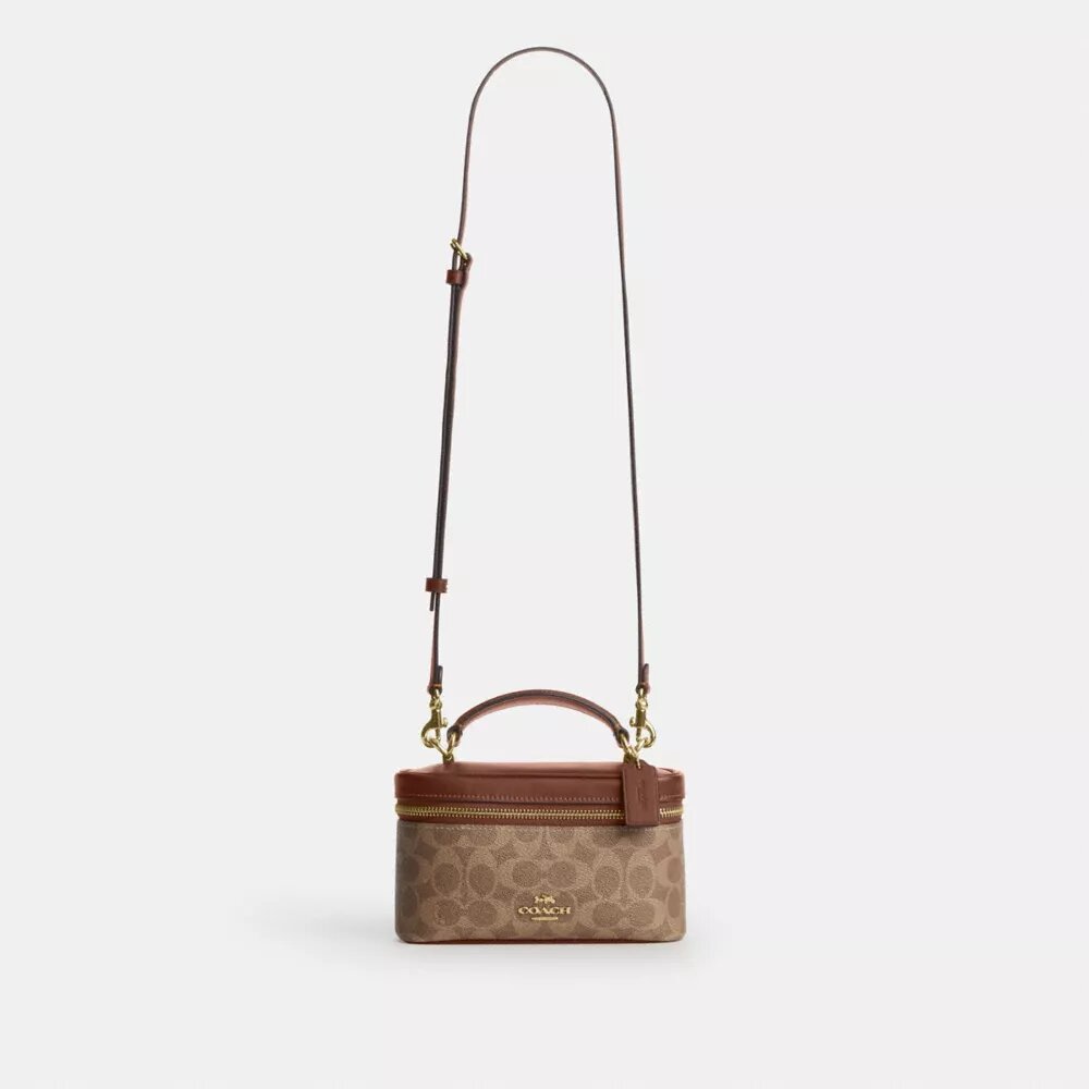 Rainer crossbodytas 18 in Signature Canvas
