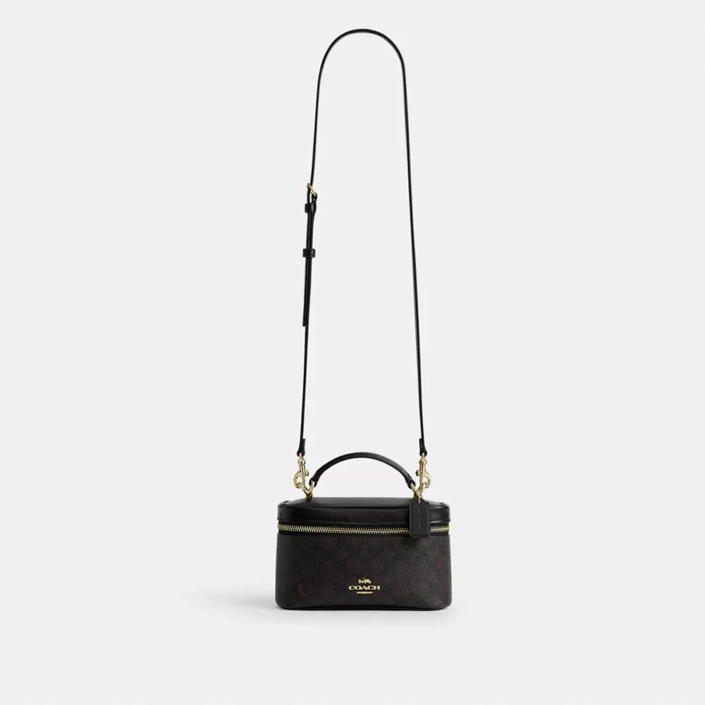 Rainer crossbodytas 18 in Signature Canvas