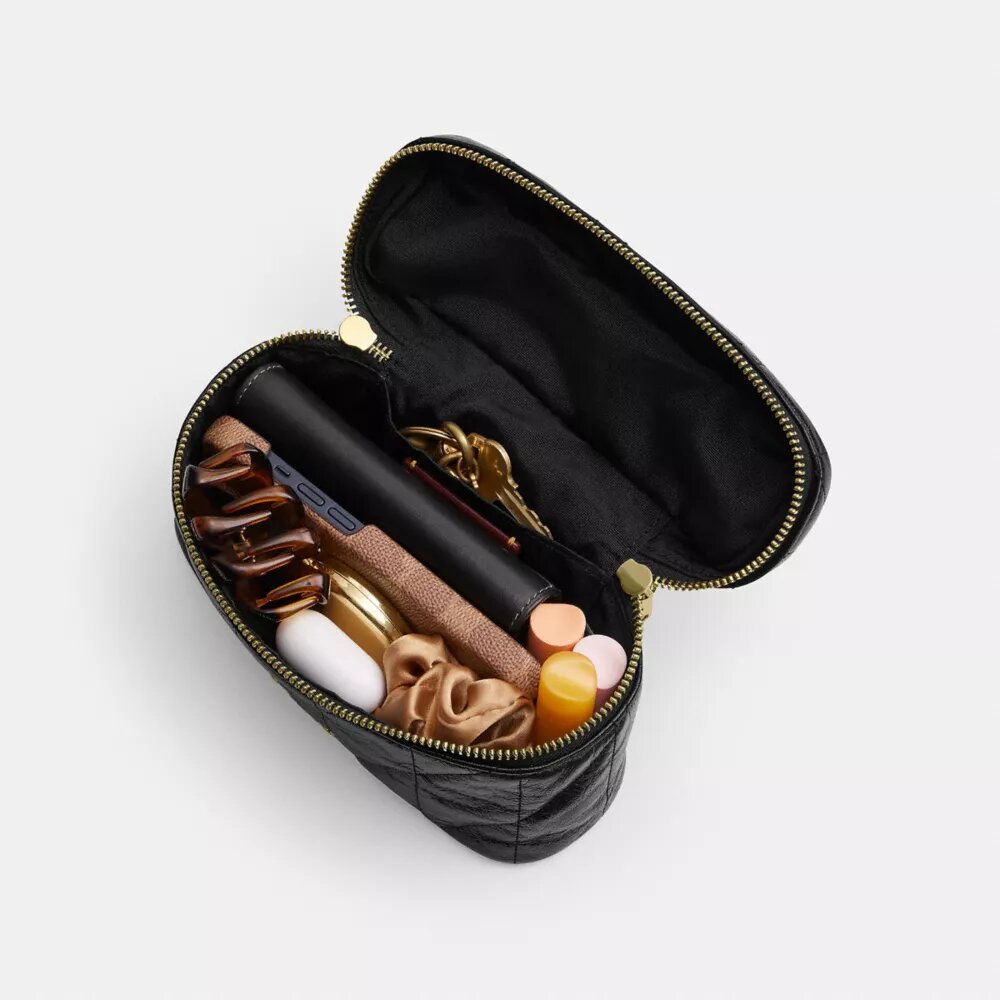 Rainer Crossbodytas 18 met doorgestikt patroon