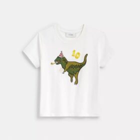 Rexy 10e verjaardag 90's fit T-shirt van biologisch katoen