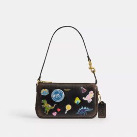 Rexy 10e verjaardag Plaza-tas 18 in ‘Loved Leather’ met stickerprint