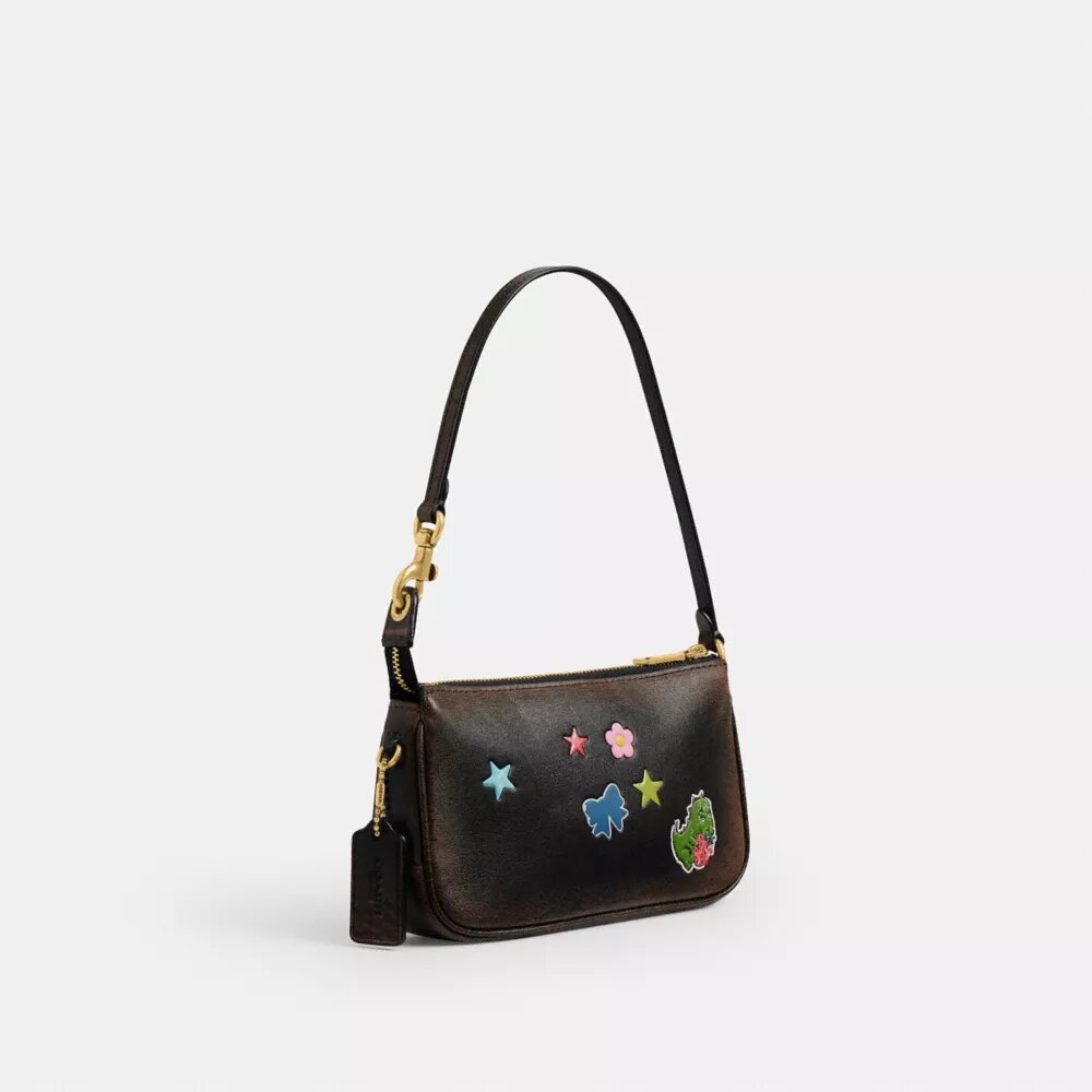 Rexy 10e verjaardag Plaza-tas 18 in ‘Loved Leather’ met stickerprint