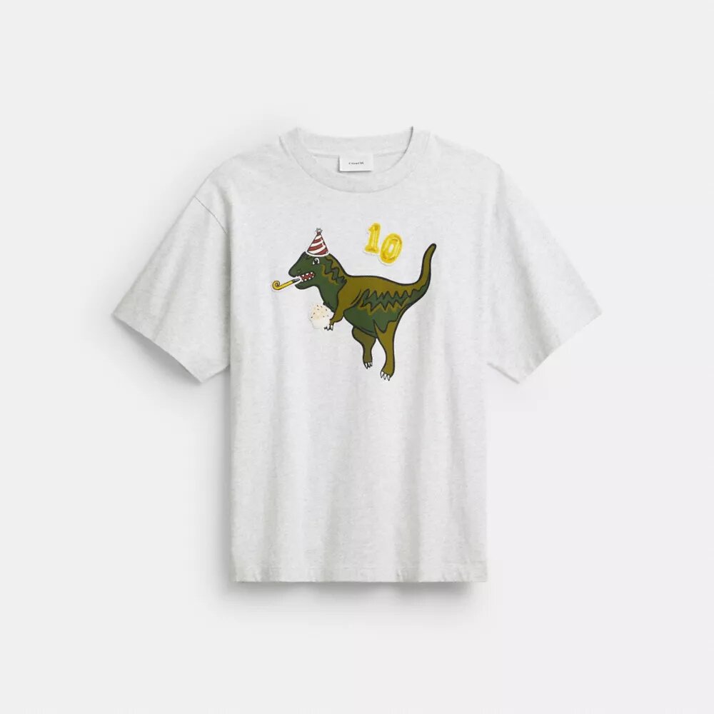 Rexy 10e verjaardag Relaxed T-shirt van biologisch katoen