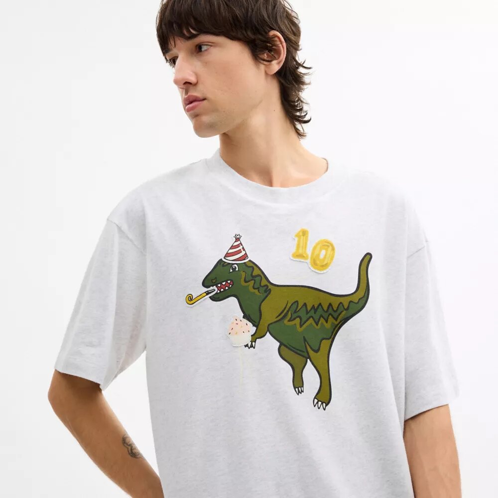 Rexy 10e verjaardag Relaxed T-shirt van biologisch katoen