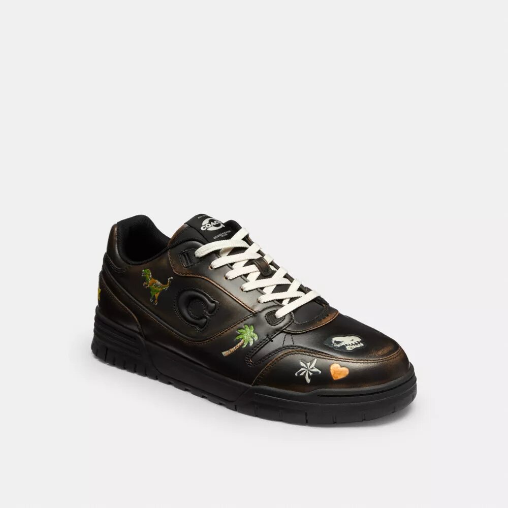 Rexy 10e verjaardag Soho-sneaker met stickerprint