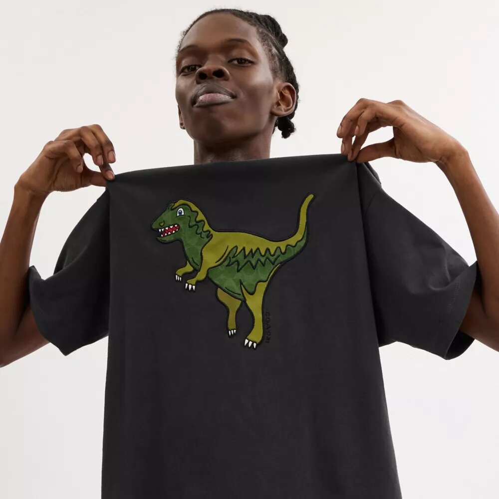 Rexy T-shirt met relaxte pasvorm van biologisch katoen