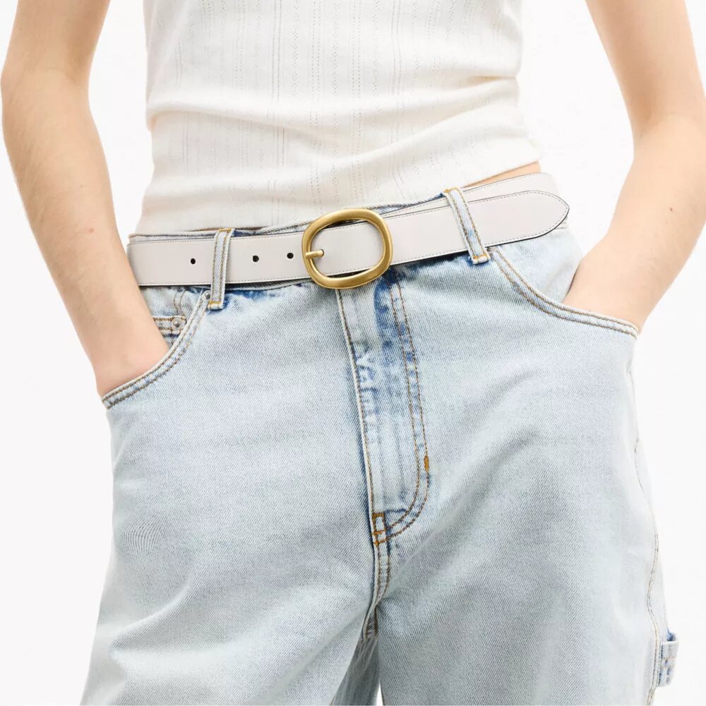 Riem met ovale gesp, 32 mm