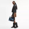 Rogue-tassen met patchwork van hergebruikt denim