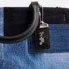 Rogue-tassen met patchwork van hergebruikt denim