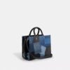 Rogue-tassen met patchwork van hergebruikt denim
