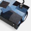 Rogue-tassen met patchwork van hergebruikt denim