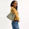 Rowan-bucketbag van kenmerkend leer