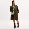 Rowan-bucketbag van kenmerkend leer