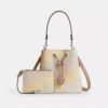 Rowan-bucketbag van Rainbow Signature Canvas