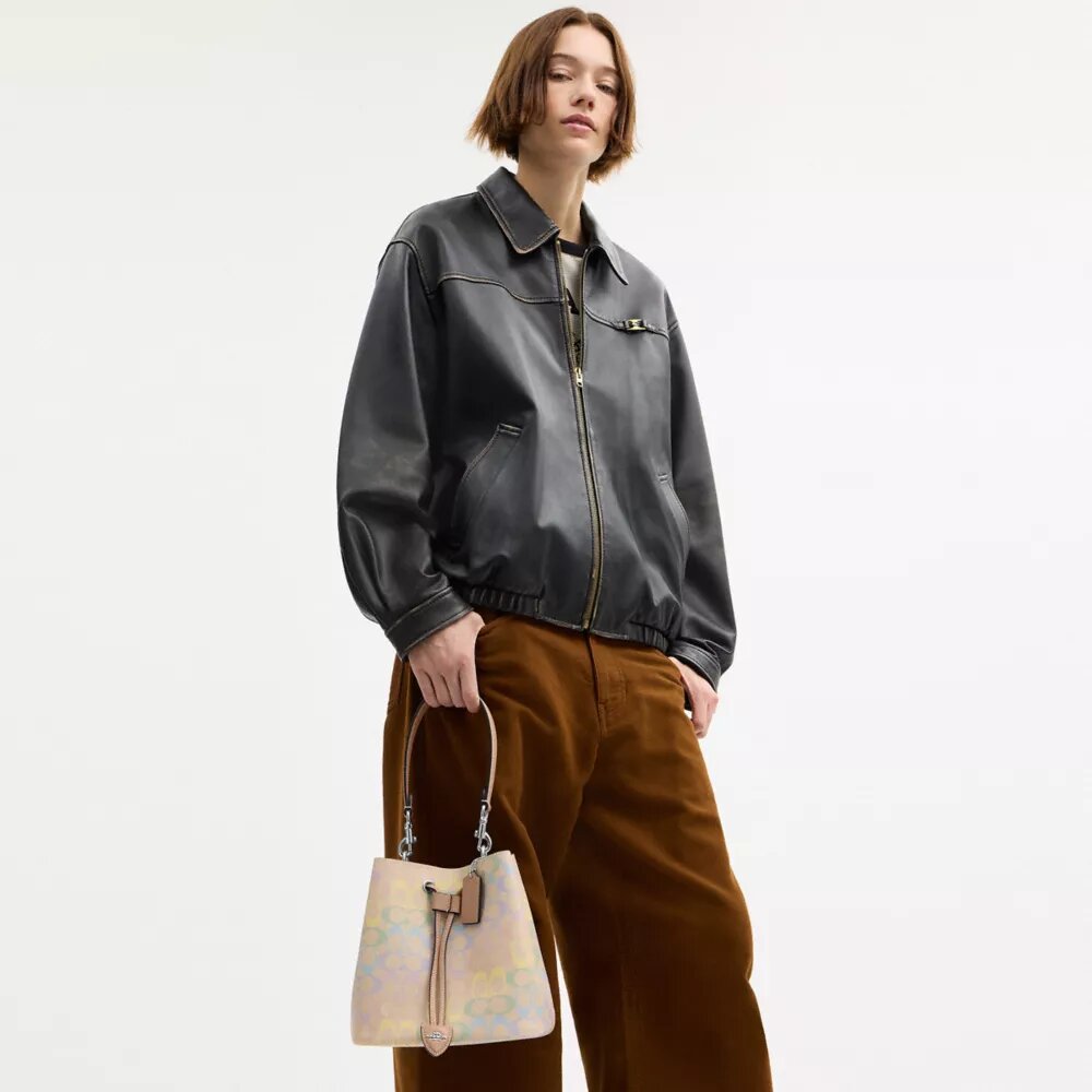 Rowan-bucketbag van Rainbow Signature Canvas