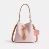 Rowan-bucketbag van Signature Canvas met bedels