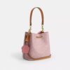 Rowan-bucketbag van Signature Canvas met bedels