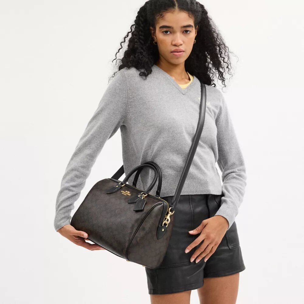 Rowan grote satcheltas van Signature Canvas