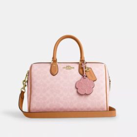 Rowan grote satcheltas van Signature Canvas met Bedels